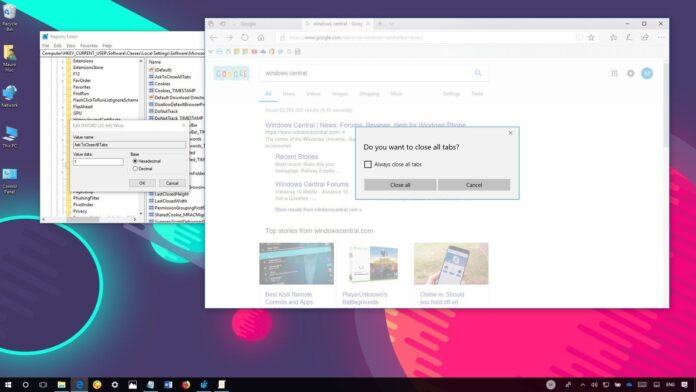 Microsoft Edge Will Finally Warn You About Closing Multiple Tabs