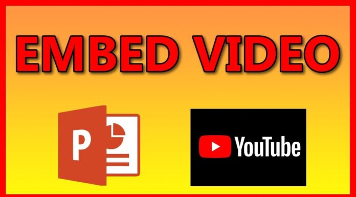 how to embed a youtube video in powerpoint