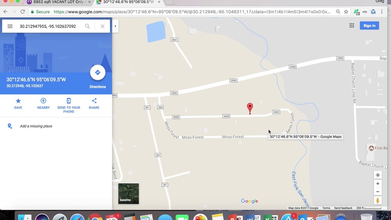 coordinates of my location