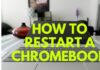 how to restart google chromebook