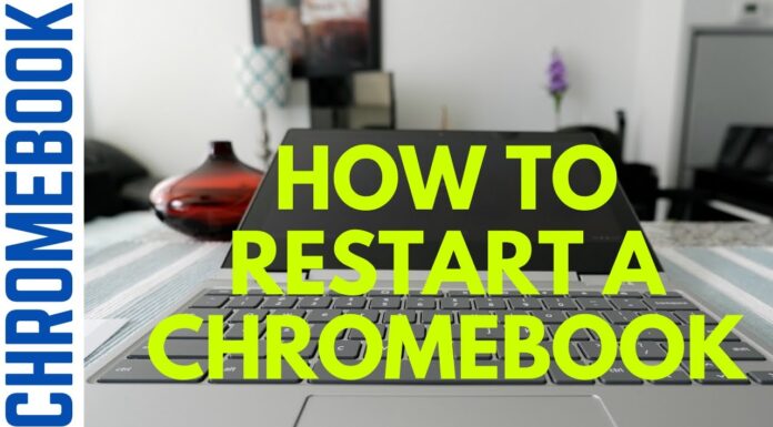 how to restart google chromebook