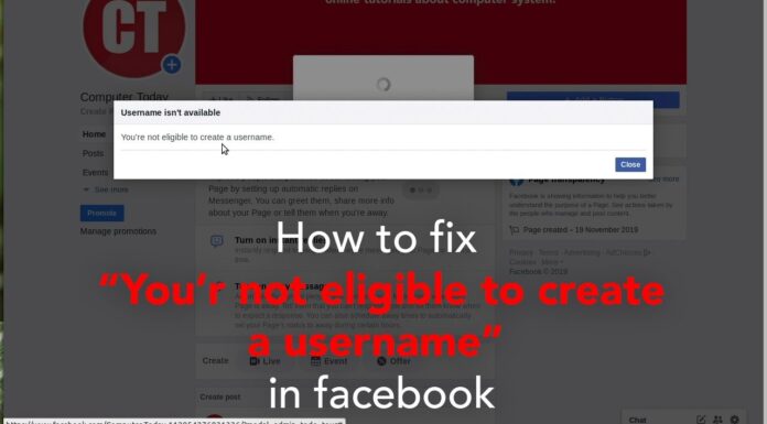 this-page-is-not-eligible-to-have-a-username-facebook