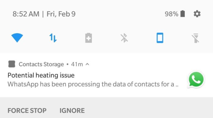 whatsapp-potential-heating-issue