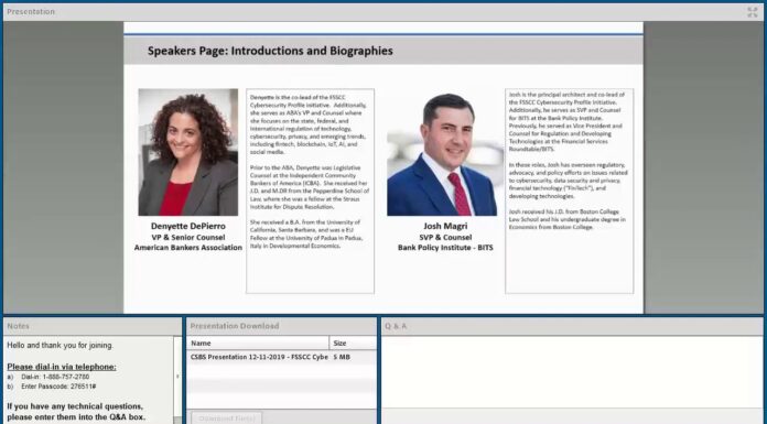 FSSCC Cybersecurity Profile