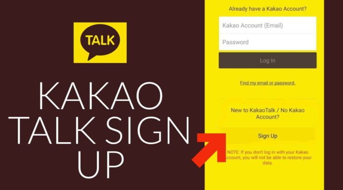 Kakaotalk Sign Up