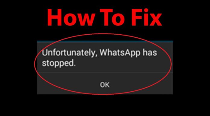 Whatsapp Not Responding Error