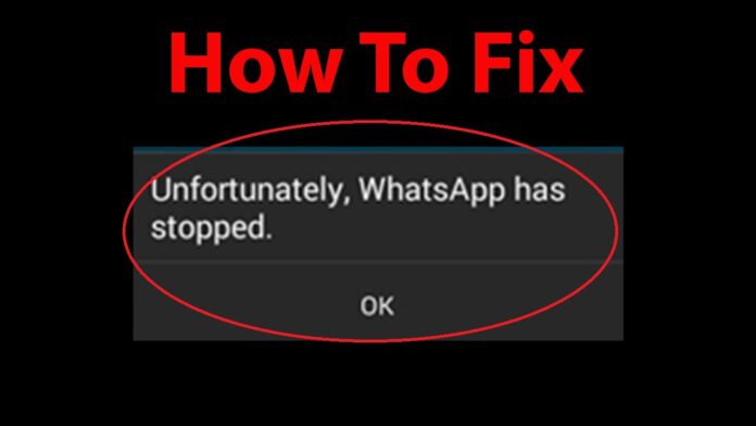 Whatsapp Not Responding Error