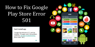 Google Play Error 501