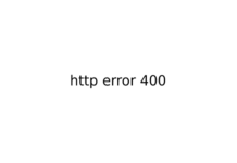 http error 400