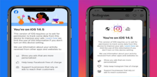 Facebook and Instagram Add Notices That Say User Tracking Keeps Their Apps Free