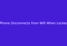 iPhone Disconnects from Wifi When Locked