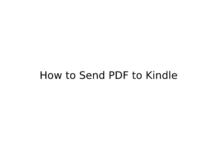 How to Send PDF to Kindle