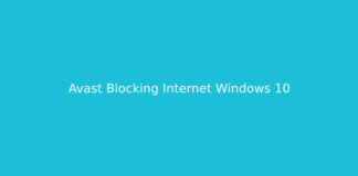 Avast Blocking Internet Windows 10