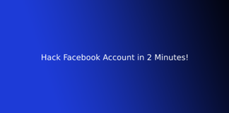 Hack Facebook Account in 2 Minutes!