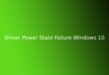 Driver Power State Failure Windows 10