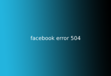 facebook error 504