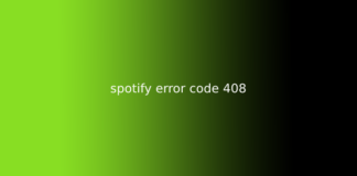 spotify error code 408