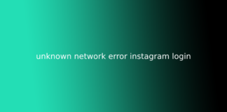 unknown network error instagram login