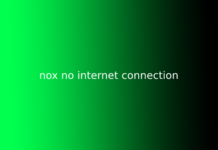 nox no internet connection