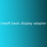 microsoft basic display adapter fix