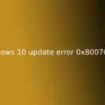 windows 10 update error 0x80070003