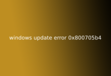 windows update error 0x800705b4