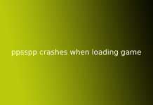 ppsspp crashes when loading game