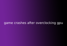 game crashes after overclocking gpu