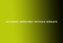 windows defender remove adware