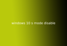 windows 10 s mode disable