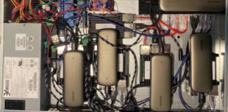 Raspberry Pi Server Cluster In 1U Rack-Mount Case
