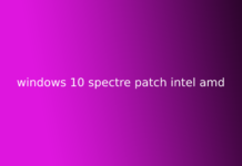 windows 10 spectre patch intel amd