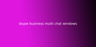 skype business multi chat windows