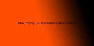 how many jbl speakers can connect