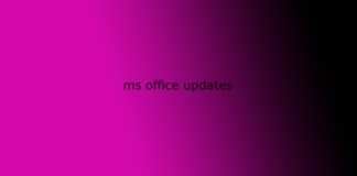 ms office updates