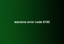warzone error code 8192