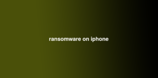 ransomware on iphone
