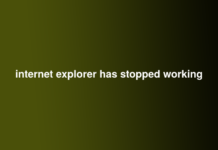 internet explorer has stopped working
