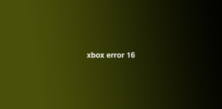 xbox error 16
