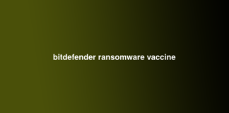 bitdefender ransomware vaccine