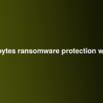 malwarebytes ransomware protection won't start