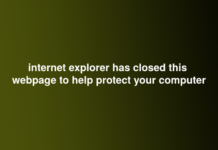internet explorer has closed this webpage to help protect your computer