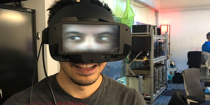 Facebook Reality Labs Present An Augmented Reality Face To Its Oculus Software