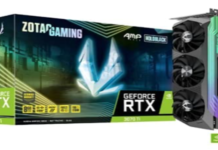 Zotac Gaming NVIDIA GeForce RTX 3070 Restock Spotted Selling for $999.99 Twice GPU's MSRP