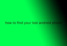 how to find your lost android phone