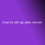 how to set up plex server