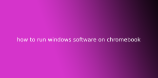 how to run windows software on chromebook