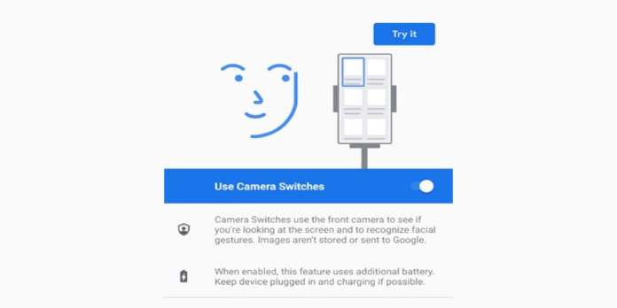 Android Camera Switches uses your face to control your phone
