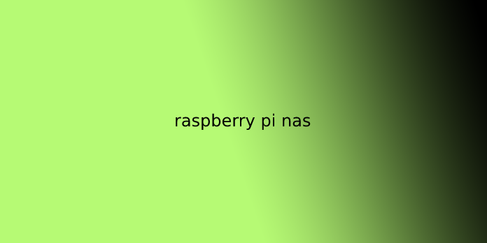 raspberry pi nas