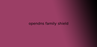 opendns family shield